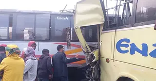 সিলেটে দুই বাসের মুখোমুখি সংঘর্ষে দু’জন নিহত